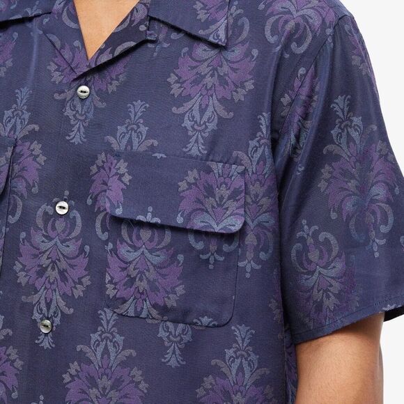 NEEDLES ORNAMENT JACQUARD VACATION SHIRT | Sz: L | Ret: $416 - Picture 5 of 5